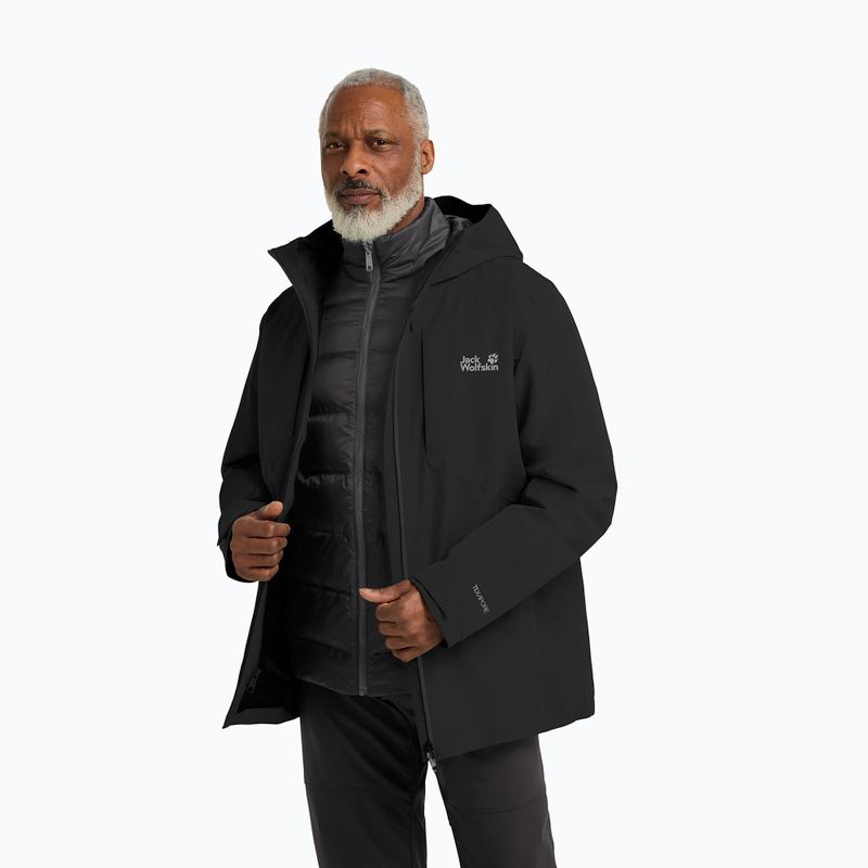 Pánska bunda 3v1 Jack Wolfskin Icecape 3In1 Down Rds black 4