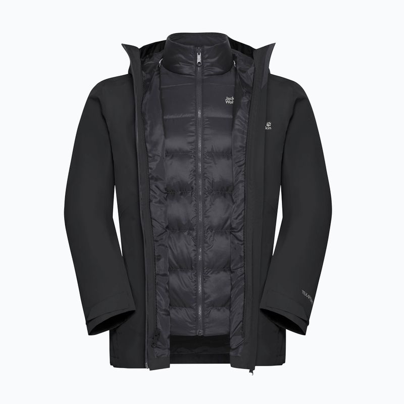 Pánska bunda 3v1 Jack Wolfskin Icecape 3In1 Down Rds black 12