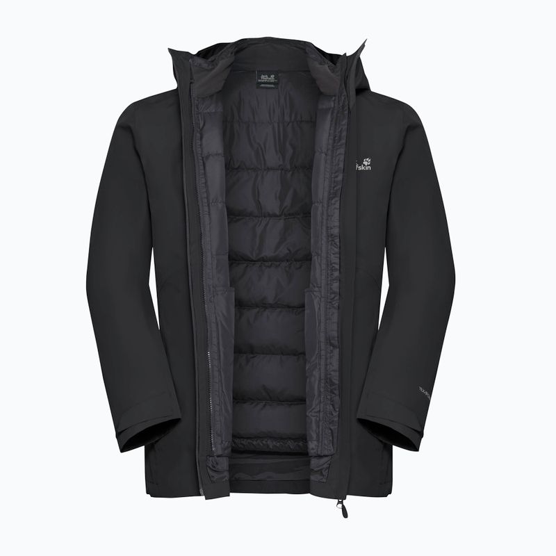 Pánska bunda 3v1 Jack Wolfskin Icecape 3In1 Down Rds black 13