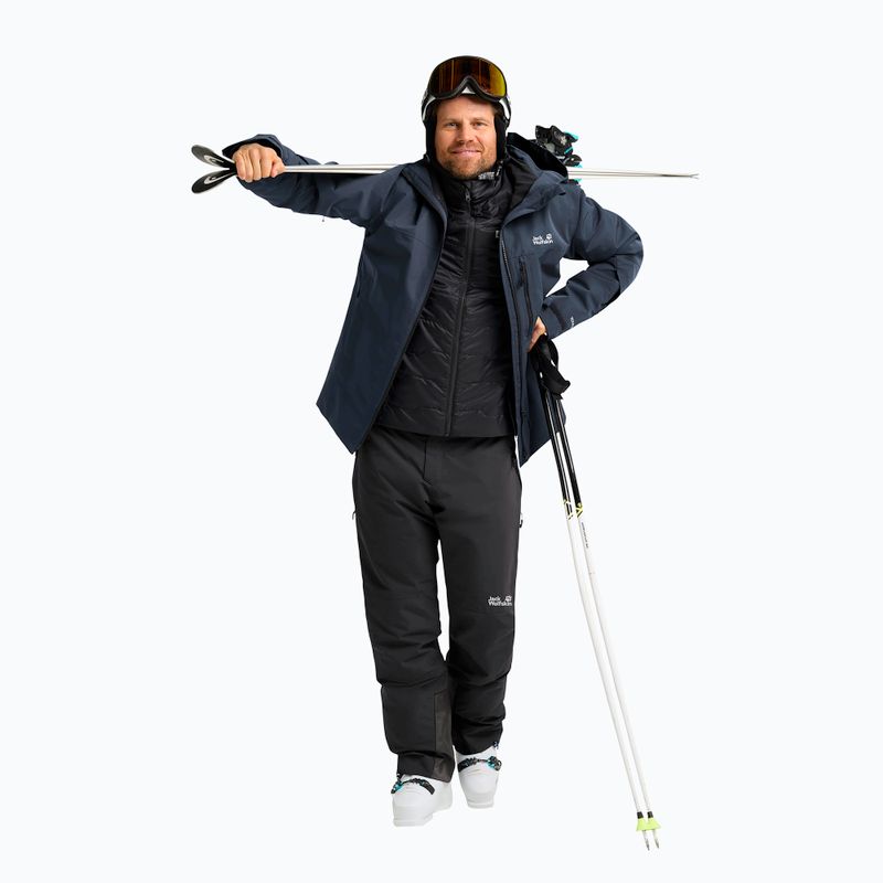 Pánske lyžiarske nohavice Jack Wolfskin Flowline 2L Ins black 2