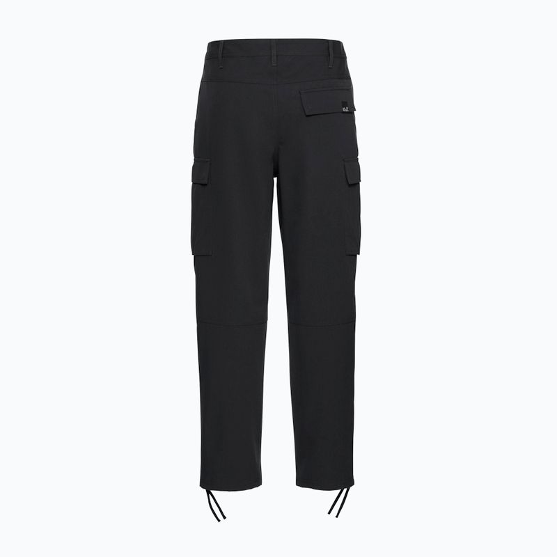 Pánske trekingové nohavice Jack Wolfskin Yuma Cargo black 8