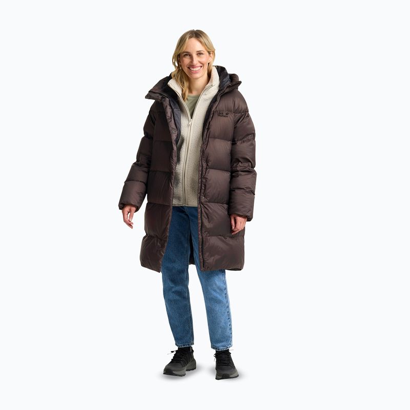 Dámsky páperový kabát Jack Wolfskin Icy Hill Coat Rds peat 2