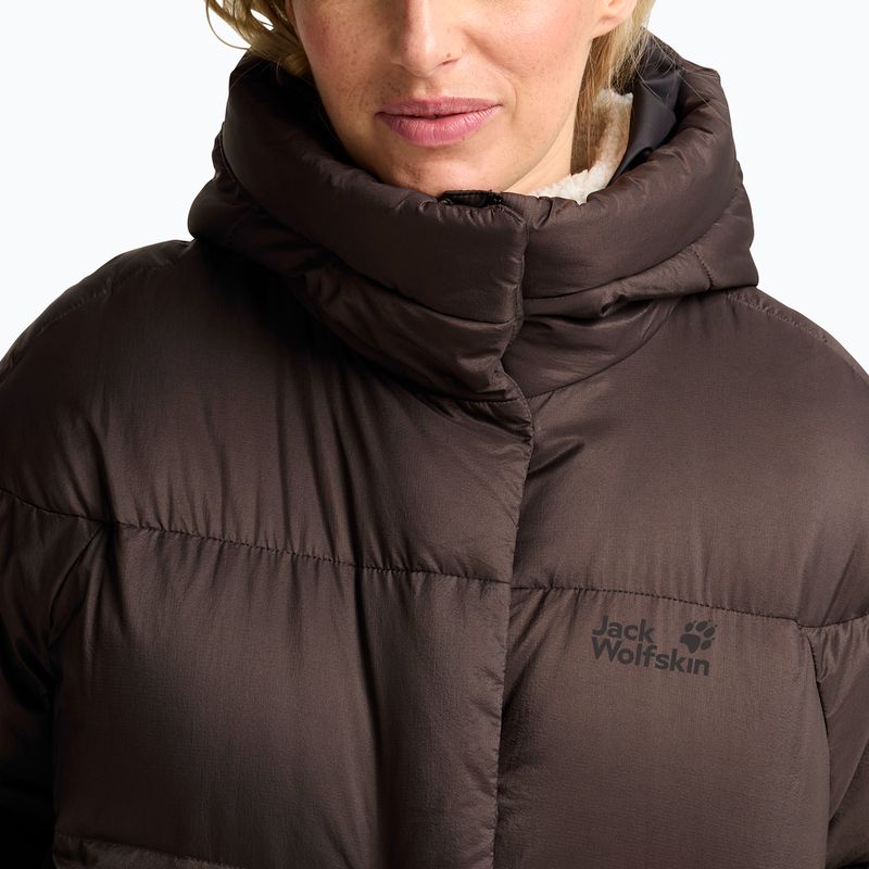 Dámsky páperový kabát Jack Wolfskin Icy Hill Coat Rds peat 4