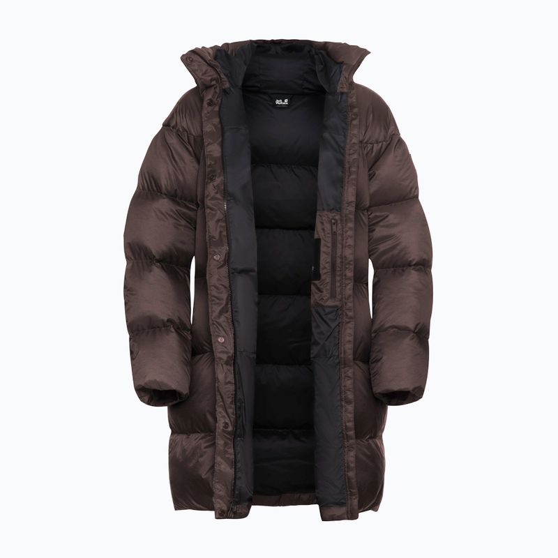 Dámsky páperový kabát Jack Wolfskin Icy Hill Coat Rds peat 9