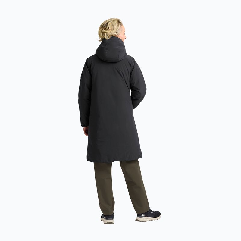 Dámsky zateplený kabát Jack Wolfskin Frost Haven Coat čierny 3