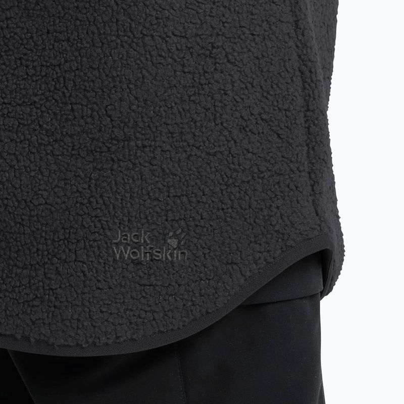 Dámska trekingová mikina Jack Wolfskin High Curl Coat black 6