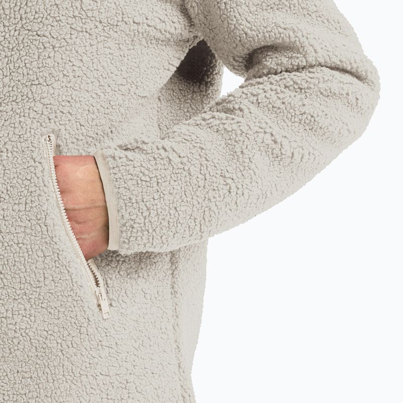 Dámska trekingová mikina Jack Wolfskin High Curl Coat pale sand 4