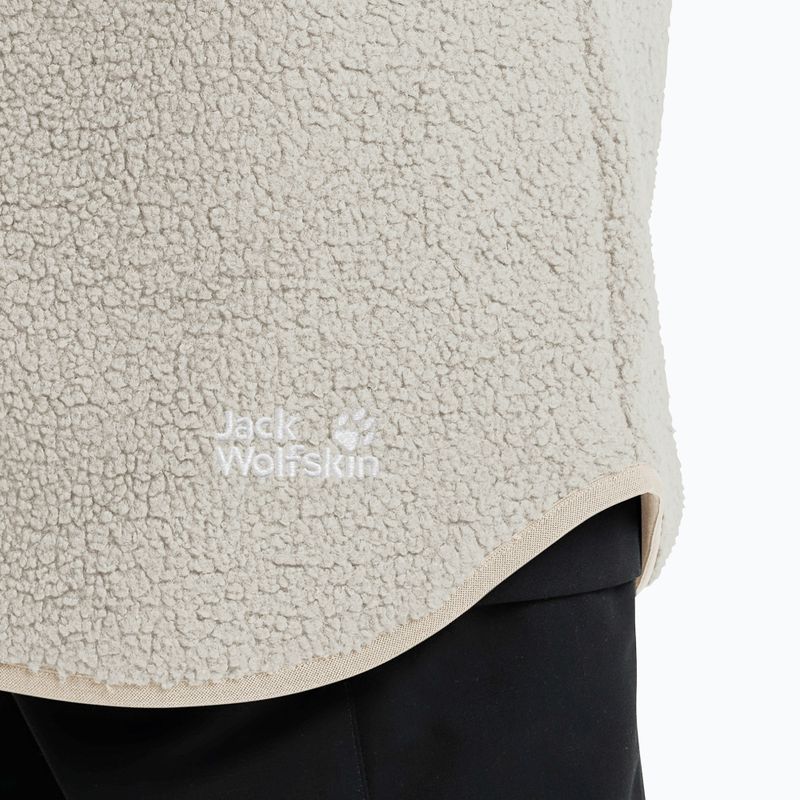 Dámska trekingová mikina Jack Wolfskin High Curl Coat pale sand 6