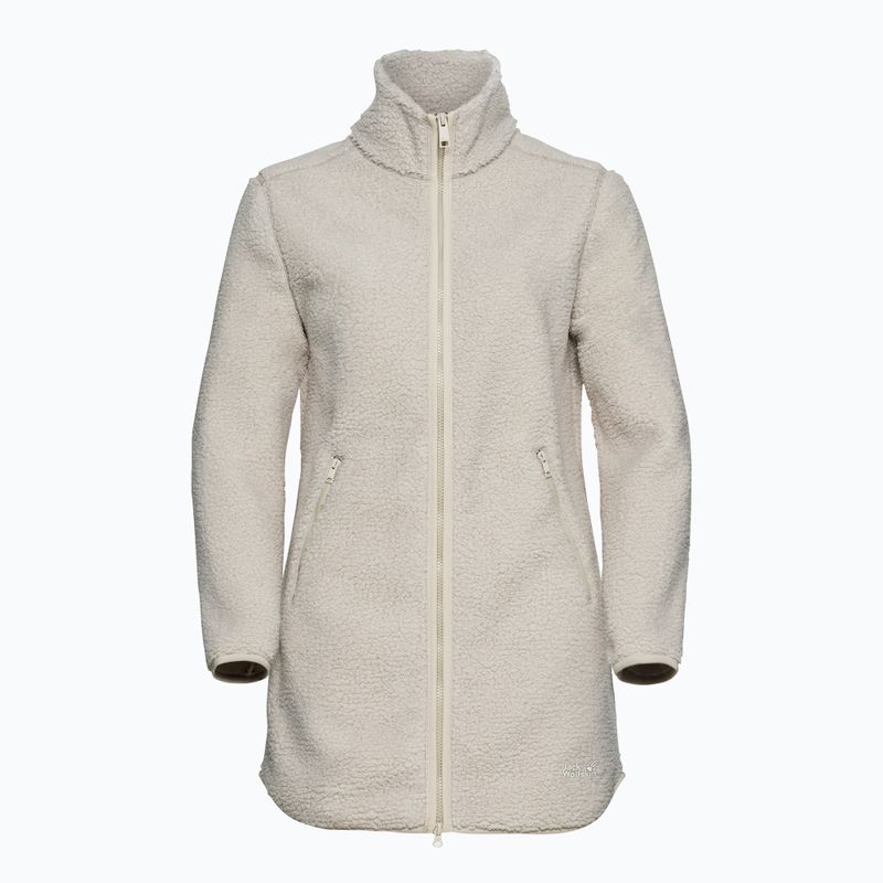 Dámska trekingová mikina Jack Wolfskin High Curl Coat pale sand 7