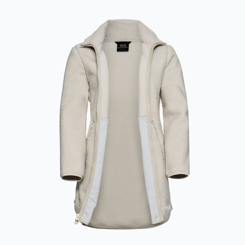 Dámska trekingová mikina Jack Wolfskin High Curl Coat pale sand 9