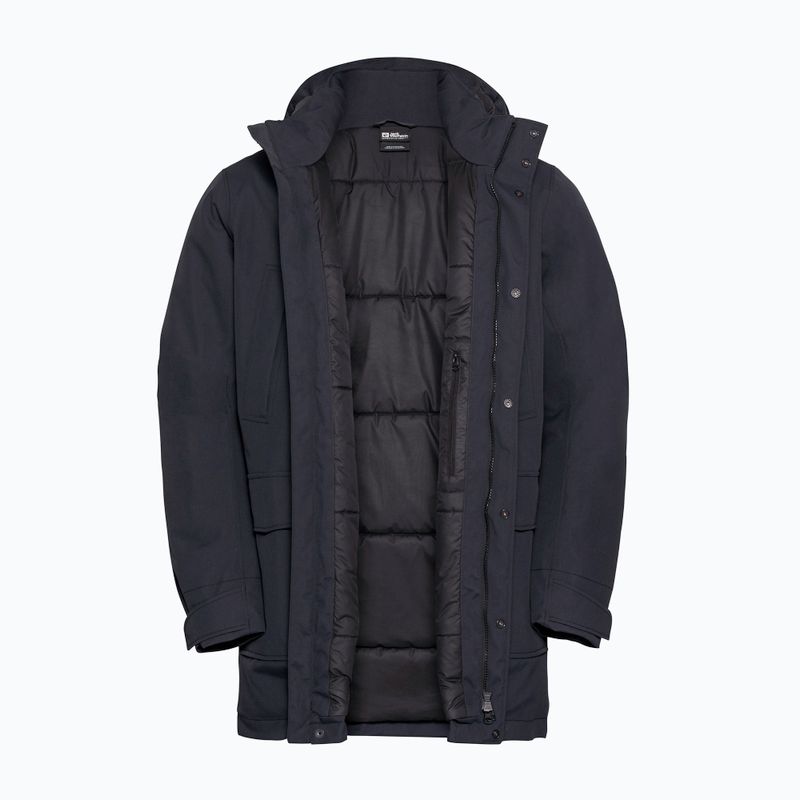 Pánska bunda do dažďa  Jack Wolfskin Canyon Shield Parka dark navy 9