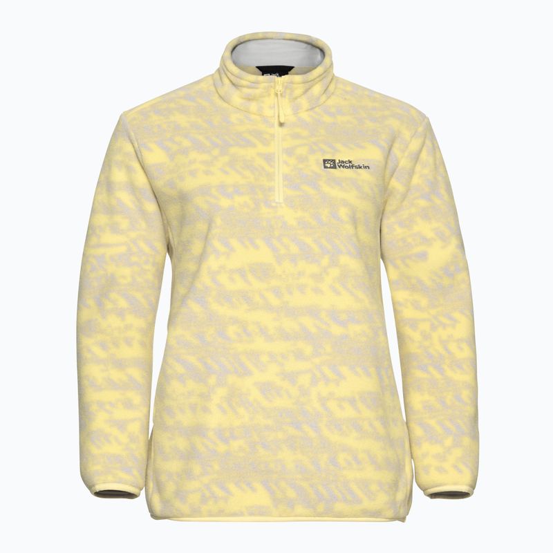 Dámska trekingová mikina Jack Wolfskin Big Sky Half Zip lemon ice 6