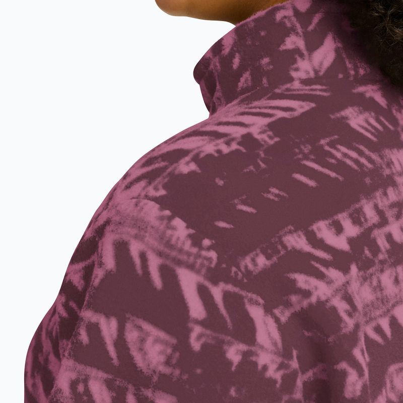 Dámska trekingová mikina Jack Wolfskin Big Sky Half Zip raisin 5