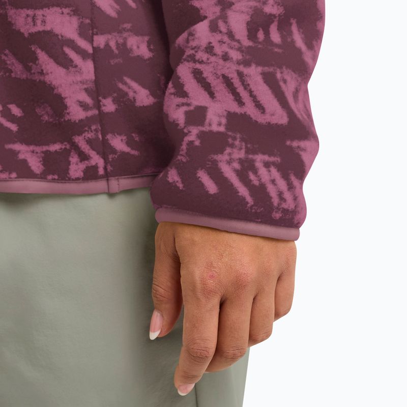 Dámska trekingová mikina Jack Wolfskin Big Sky Half Zip raisin 6