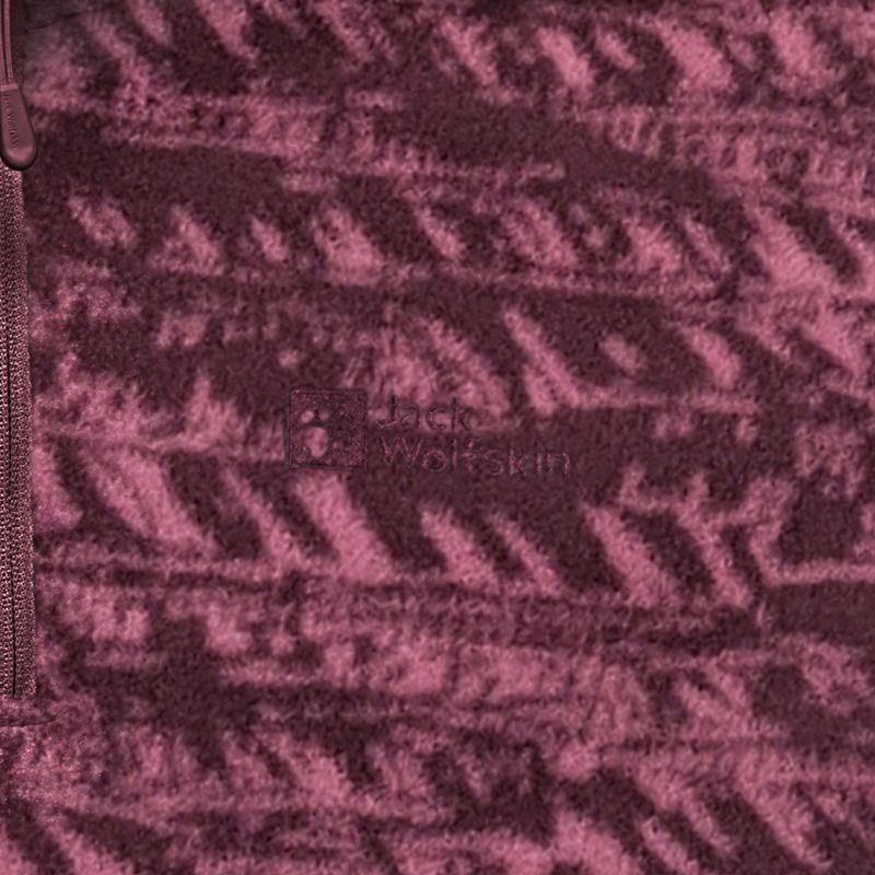 Dámska trekingová mikina Jack Wolfskin Big Sky Half Zip raisin 9