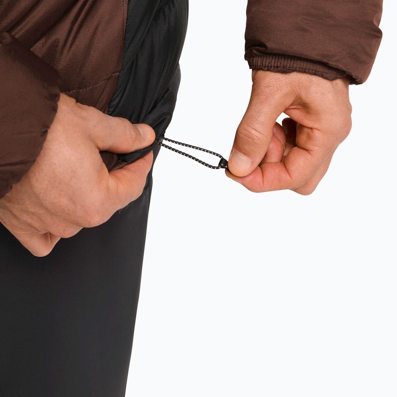 Pánska páperová bunda Jack Wolfskin Nebelhorn Down Hoody hot chocolate 6