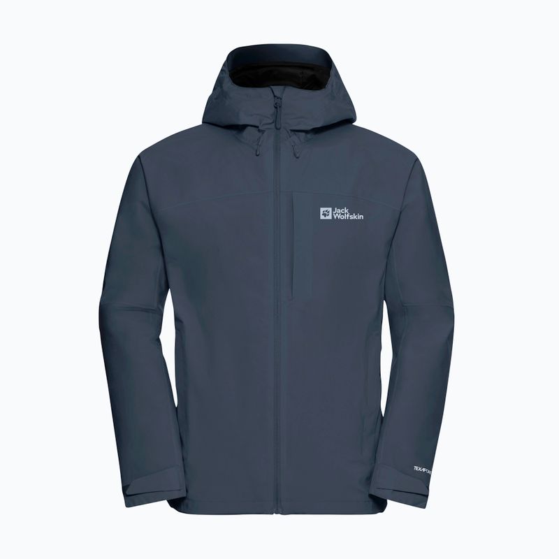 Pánska bunda do dažďa  Jack Wolfskin Tempest 2l midnight sky 8