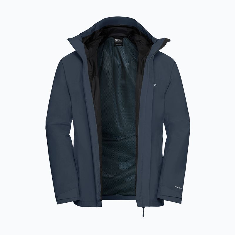 Pánska bunda do dažďa  Jack Wolfskin Tempest 2l midnight sky 10