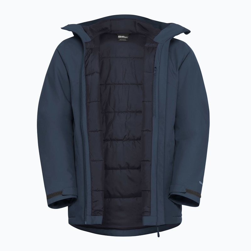 Pánska páperová bunda Jack Wolfskin Wisper Ins midnight sky/dark navy 9