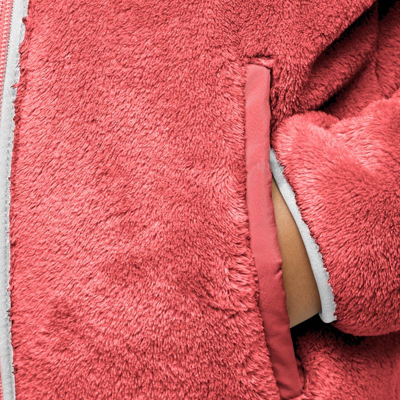 Detská trekingová mikina Jack Wolfskin Nepali sunset coral 3