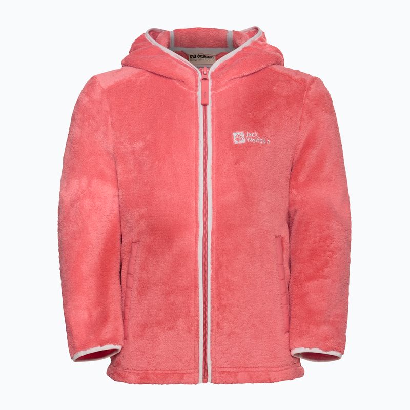 Detská trekingová mikina Jack Wolfskin Nepali sunset coral 4