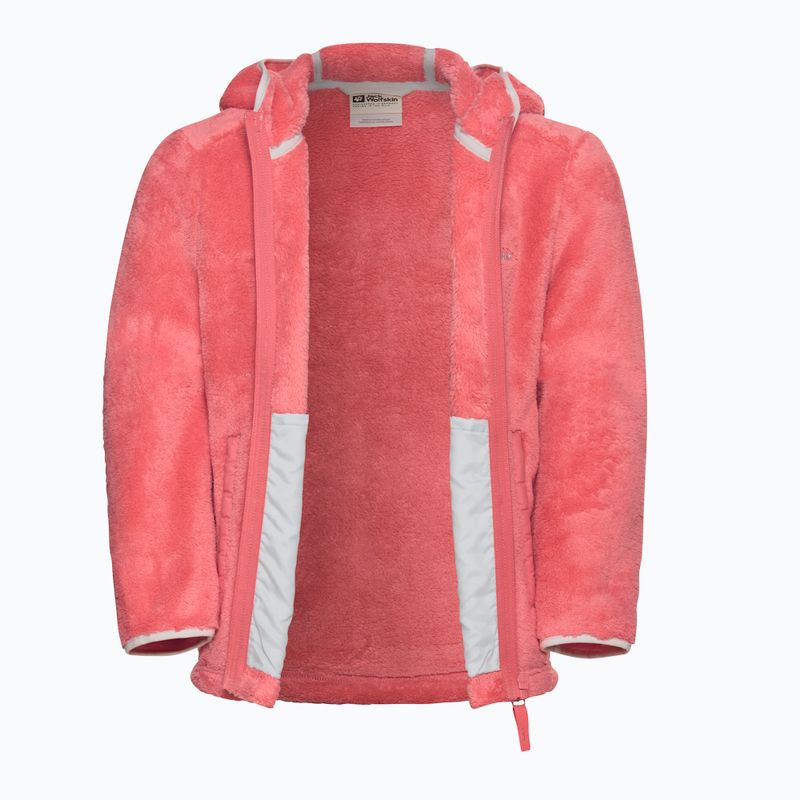 Detská trekingová mikina Jack Wolfskin Nepali sunset coral 6