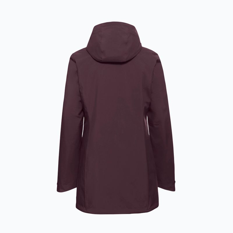 Dámska bunda do dažďa Jack Wolfskin Heidelstein Ins amaranth 8