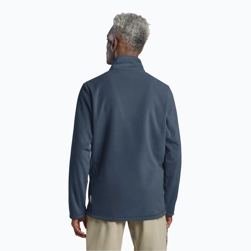 Pánska fleecová mikina Jack Wolfskin Taunus Fz midnight sky 3