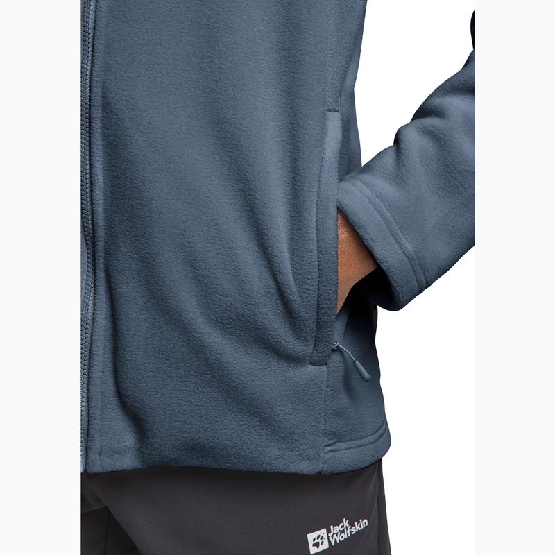 Pánska fleecová bunda Jack Wolfskin Winterstein Fz midnight sky 5