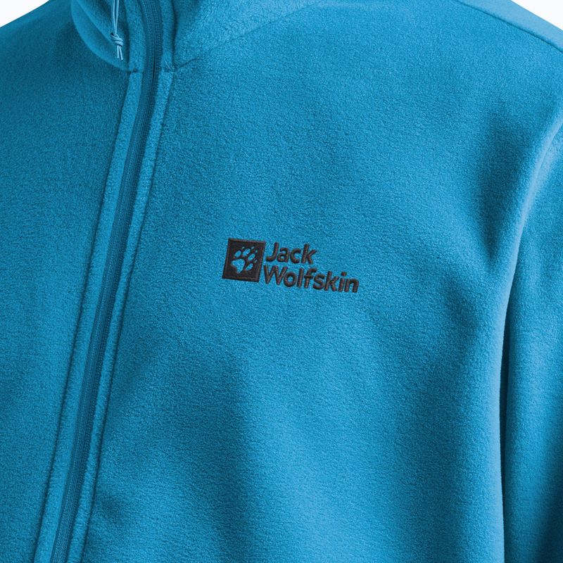 Pánska fleecová bunda Jack Wolfskin Taunus Fz aurora blue 5