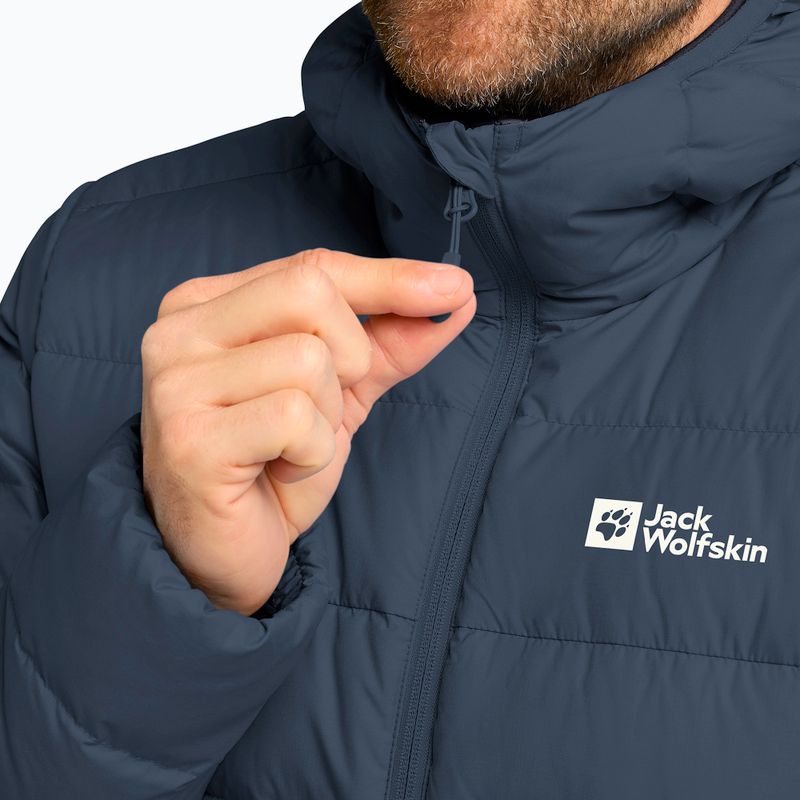 Pánska páperová bunda Jack Wolfskin Ather Down Hoody midnight sky/dark navy 4