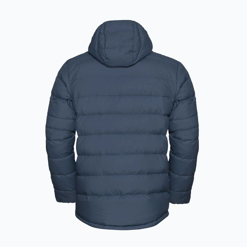 Pánska páperová bunda Jack Wolfskin Ather Down Hoody midnight sky/dark navy 8