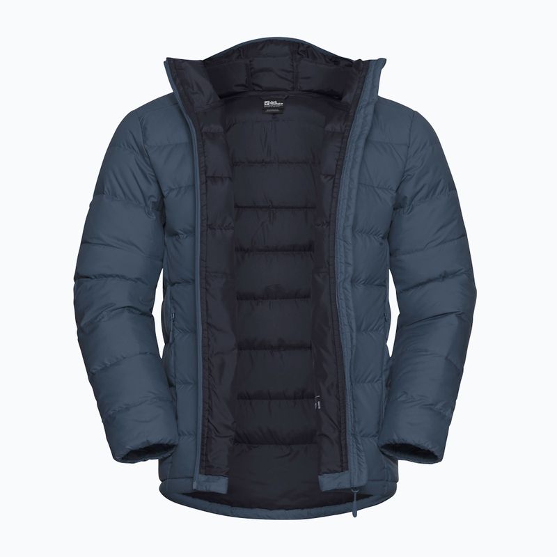 Pánska páperová bunda Jack Wolfskin Ather Down Hoody midnight sky/dark navy 9