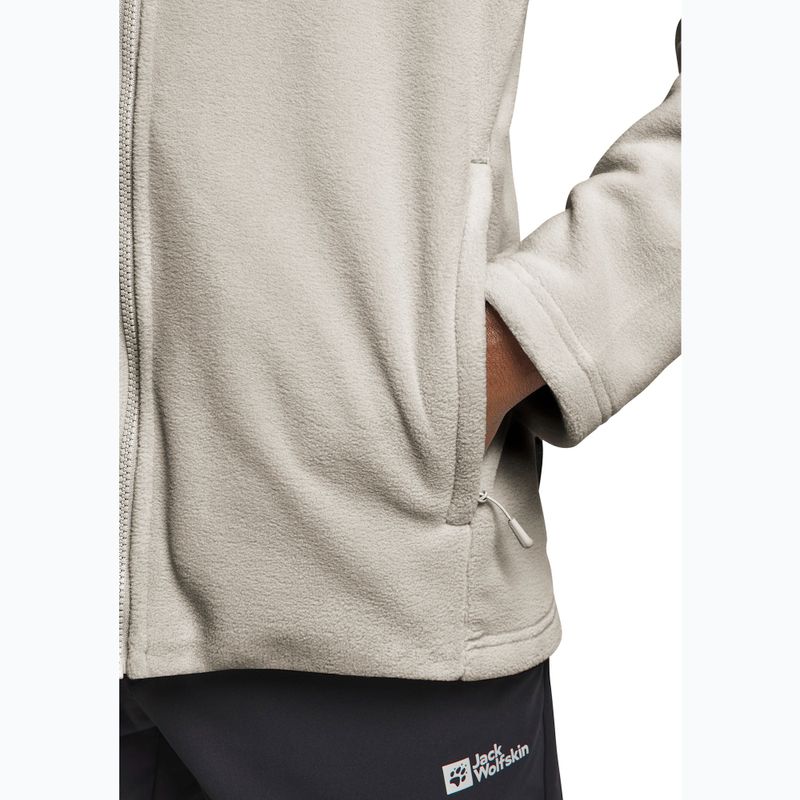 Pánska fleecová bunda Jack Wolfskin Winterstein Fz pale sand 5
