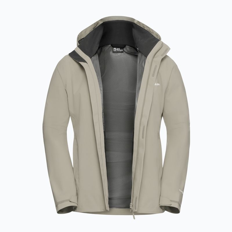 Pánska bunda do dažďa  Jack Wolfskin Trailtime 2L linen 9