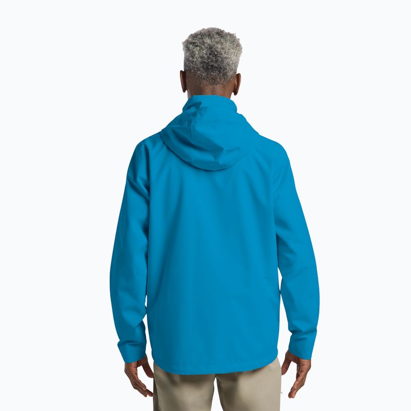 Pánska bunda do dažďa  Jack Wolfskin Trailtime 2L aurora blue 3