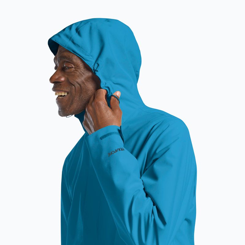 Pánska bunda do dažďa  Jack Wolfskin Trailtime 2L aurora blue 4