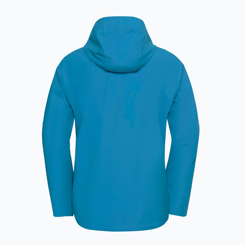 Pánska bunda do dažďa  Jack Wolfskin Trailtime 2L aurora blue 8
