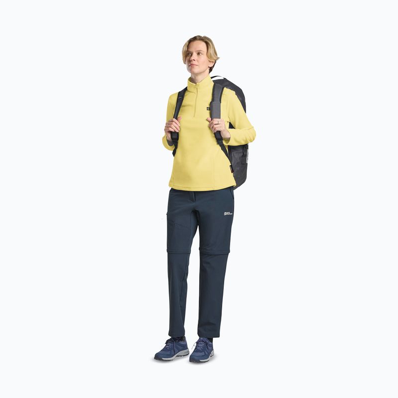 Dámska trekingová mikina Jack Wolfskin Taunus Hz lemon ice 2
