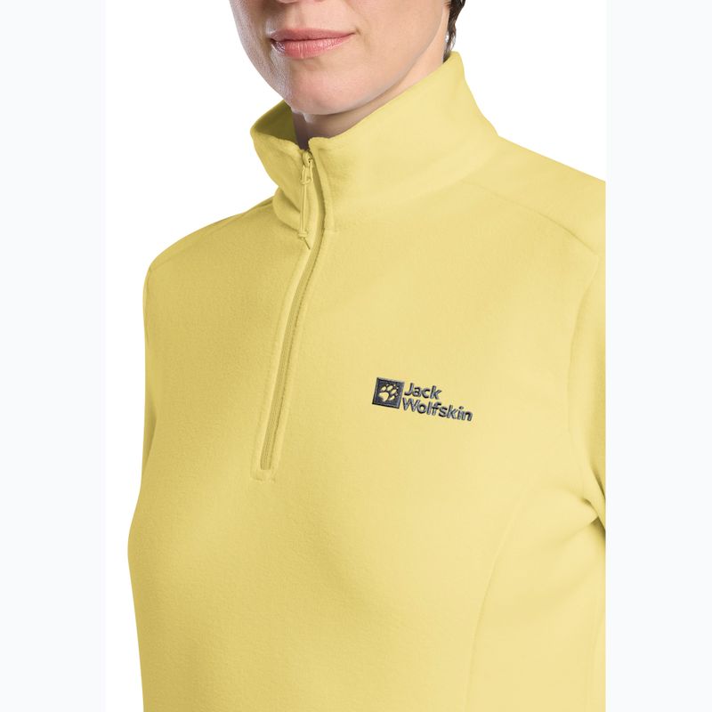 Dámska trekingová mikina Jack Wolfskin Taunus Hz lemon ice 4