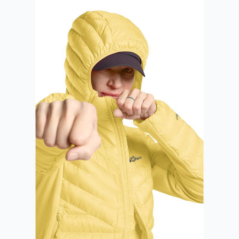 Dámska hybridná bunda Jack Wolfskin Routeburn Pro Ins lemon ice 5