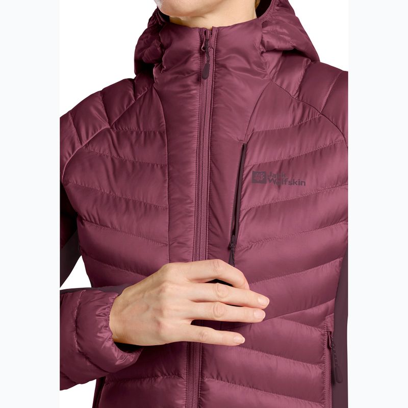 Dámska zateplená bunda Jack Wolfskin Routeburn Pro Ins raisin 6