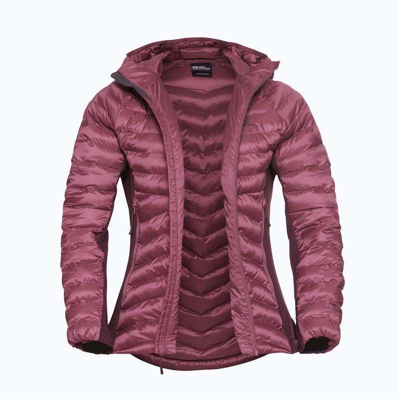 Dámska zateplená bunda Jack Wolfskin Routeburn Pro Ins raisin 10