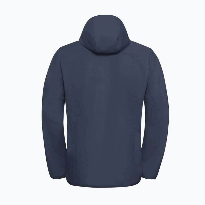 Jack Wolfskin Bornberg Hoody muška softshell jakna midnight sky 7