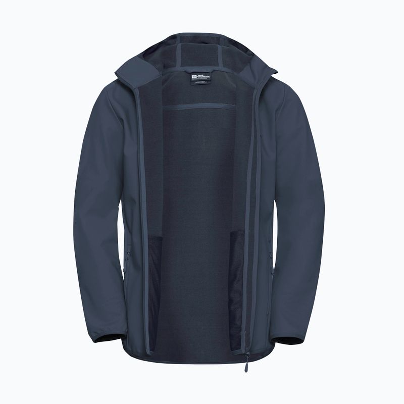 Jack Wolfskin Bornberg Hoody muška softshell jakna midnight sky 8