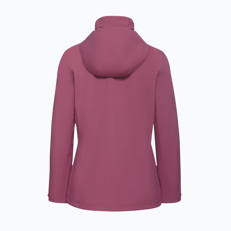 Dámska bunda do dažďa Jack Wolfskin Trailtime 2L raisin 9