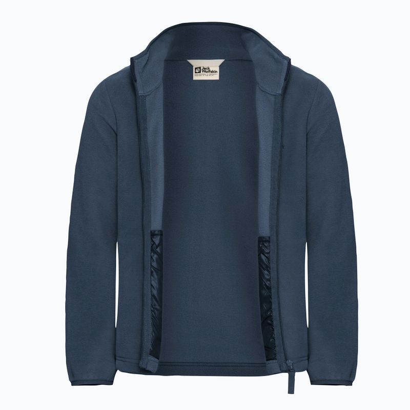Detská fleecová mikina Jack Wolfskin Taunus midnight sky 3