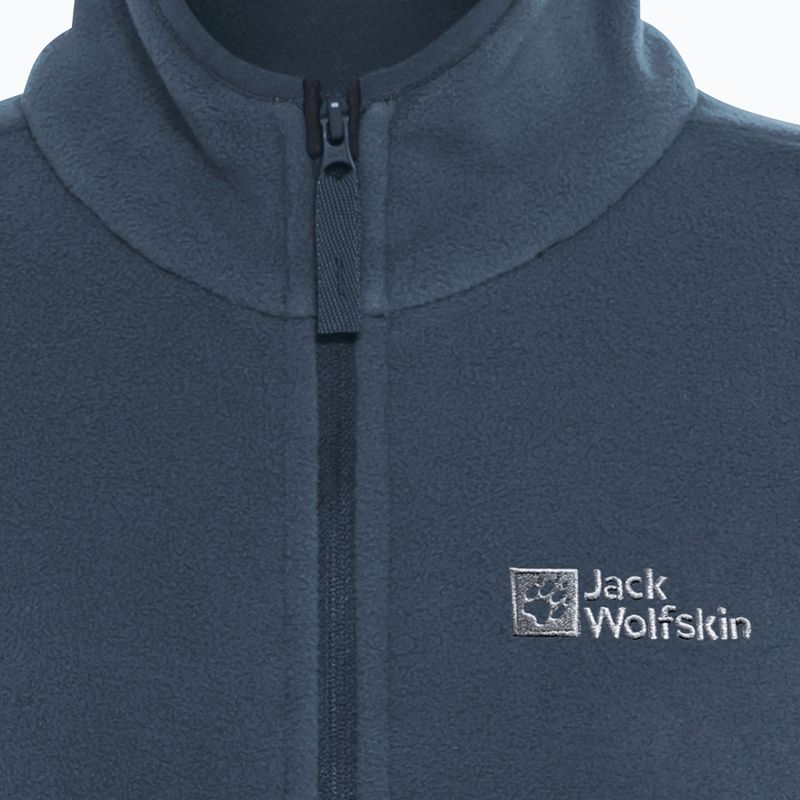 Detská fleecová mikina Jack Wolfskin Taunus midnight sky 4