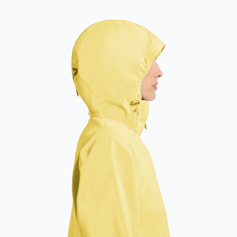 Dámska bunda do dažďa Jack Wolfskin Trailtime 2L lemon ice 4