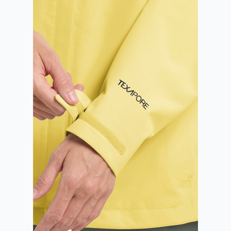 Dámska bunda do dažďa Jack Wolfskin Trailtime 2L lemon ice 7